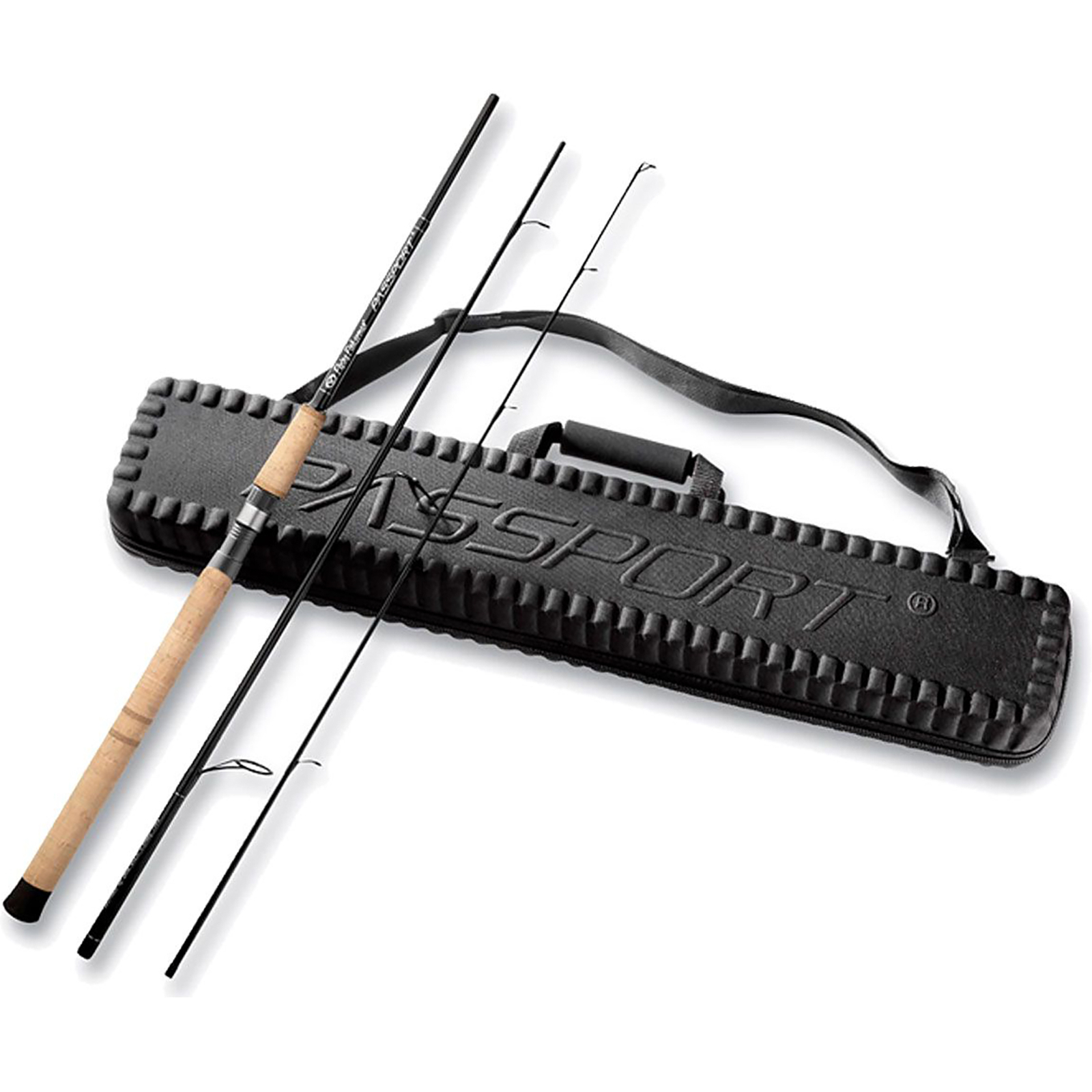Flying Fisherman 7′ Passport Spinning Fishing Rod with Travel Case