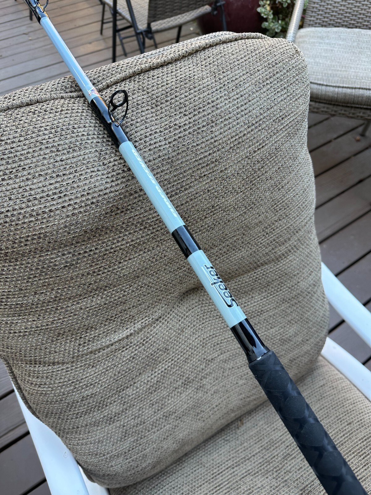 Seeker / ReelQuick (RQ) Rod w 23mm reel seat built on SSR 7040 7′ C.30-50 Lb.