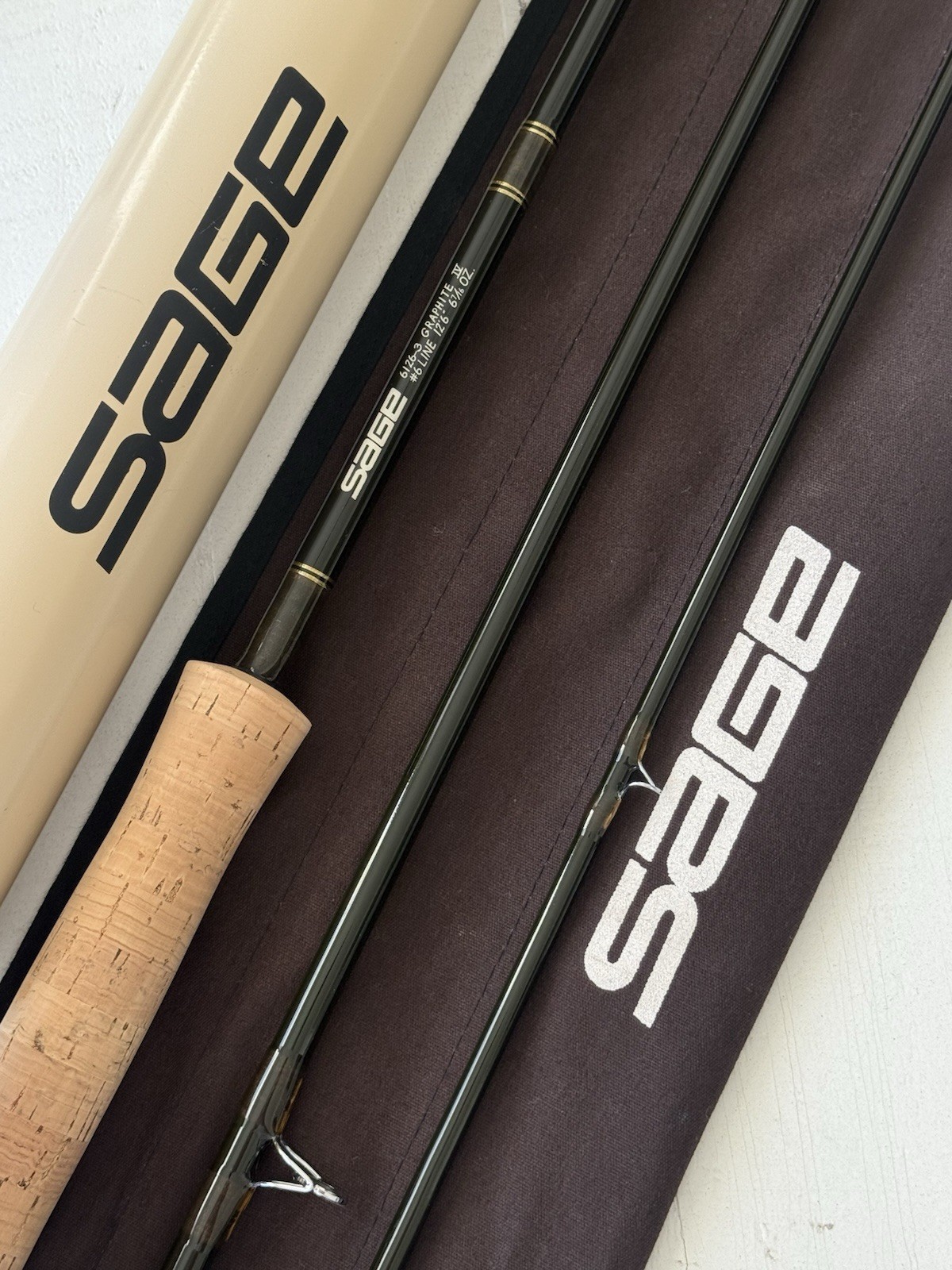 **BEAUTIFUL**🔥SAGE GRAPHITE IV SWITCH/SPEY 6wt 12’6”ft SWITCH/SPEY Rod!!!!🔥