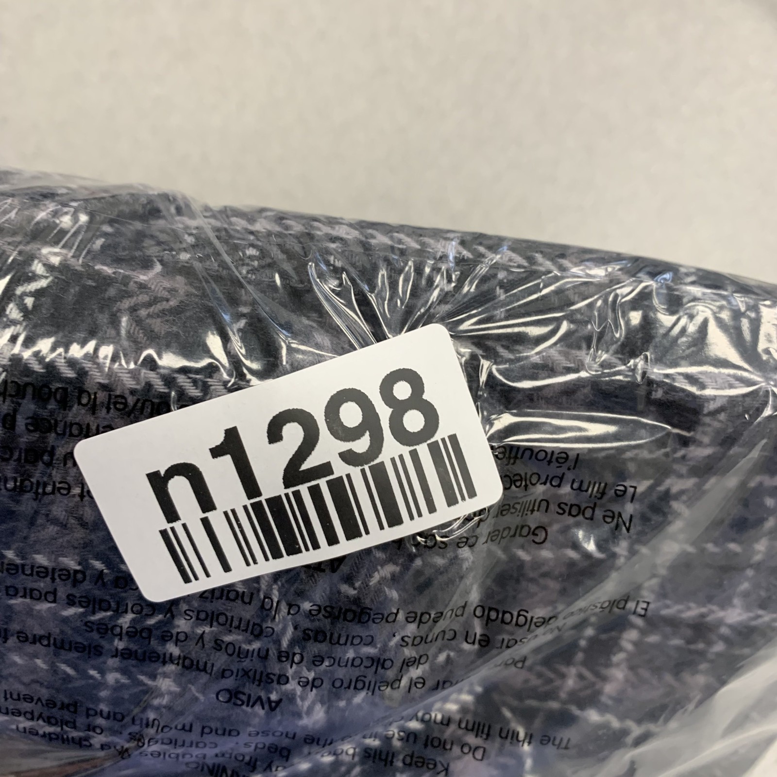 Orvis Men’s S Classic Plaid Beefy Flannel Shirt S Black & Gray 100% Cotton n1298