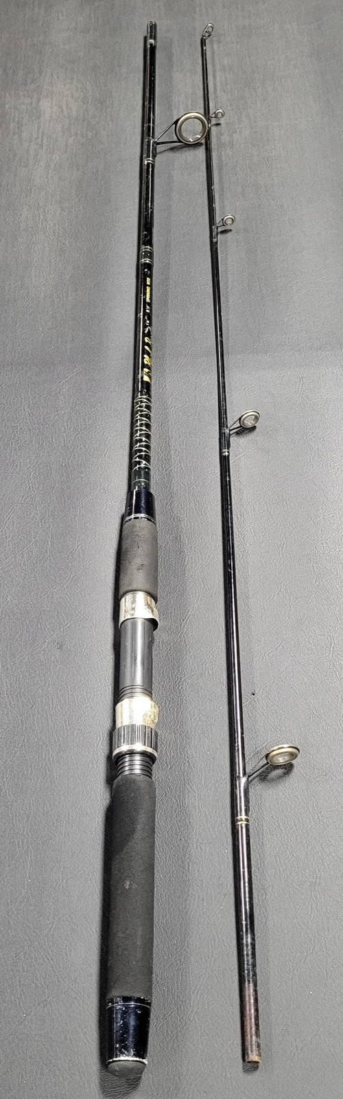 South Bend Black Beauty 6’6″ Walleye Medium Action #3345 Spinning Rod, VG Cond