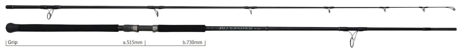 Yamaga Blanks Blue Sniper PL106H Plug Special Extreme Shore Casting Fishing Rod