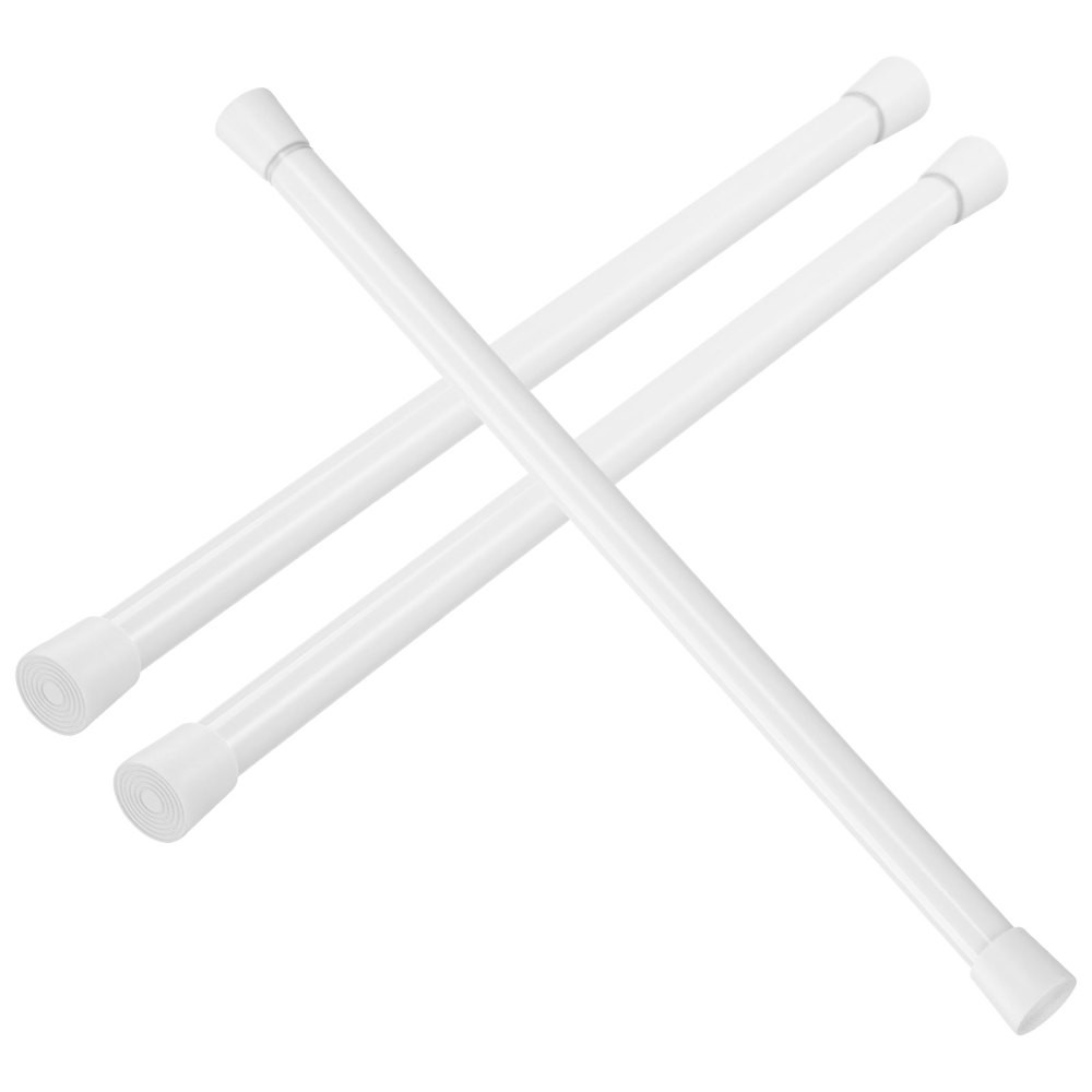 3 Pcs Window Curtain Tension Rods Telescopic Installation for Door