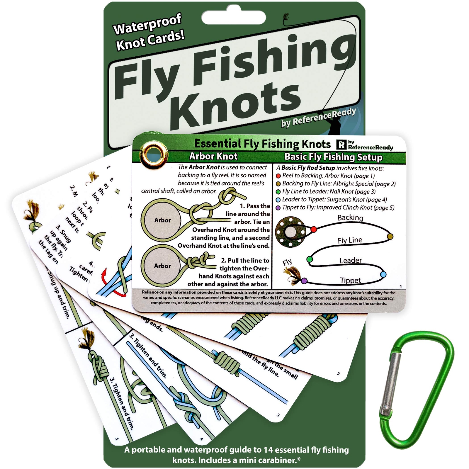 Fly Fishing Knot Cards – Waterproof Guide to 14 Essential Fly Fishing Knots