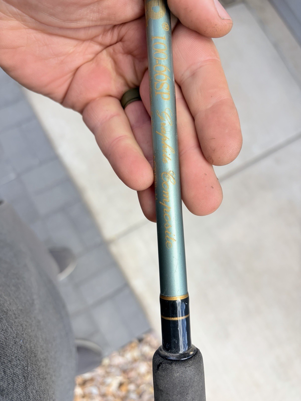 Zebco 100 66sp Graphite Composite 2 Piece Spinning Rod