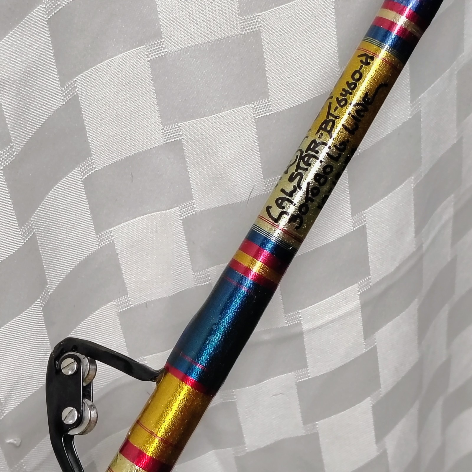 CALSTAR 74″ BT-6460-H Custom The Longfin 80lb Roller Guides Saltwater Tuna Rod