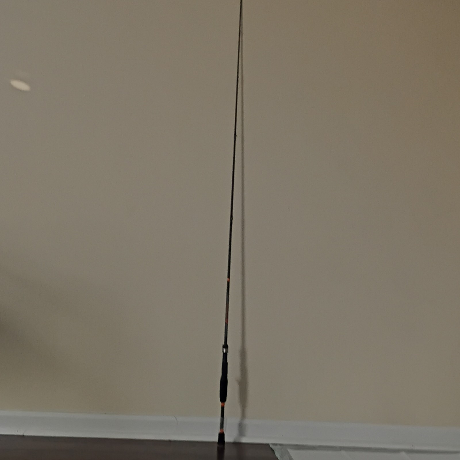 Black Spinning Rod Full Grip Style, Spinning Fishing Rod with Black Handle
