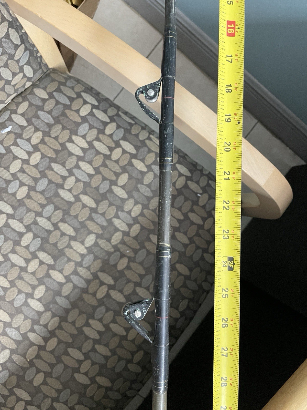 Kunnan IGFA conventional rod 50lb with Aftco guides and butt