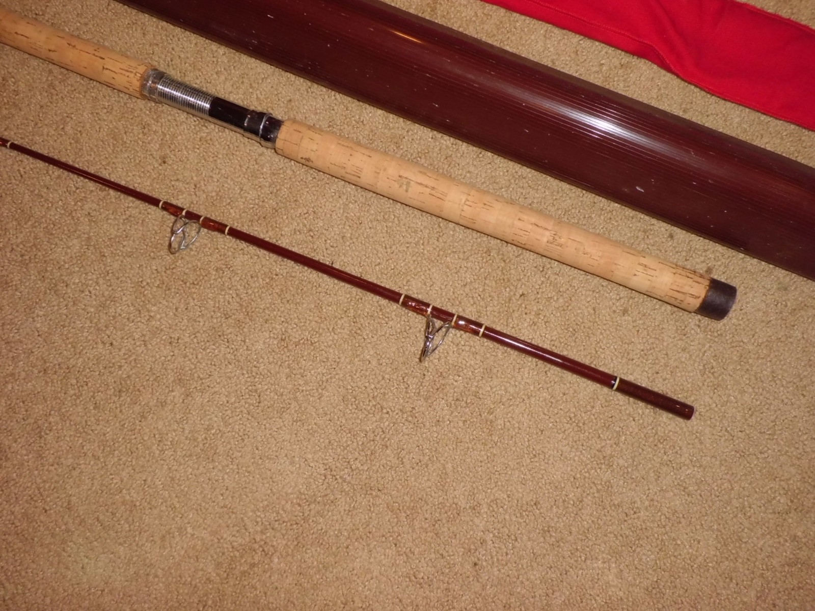 Vintage FENWICK Feralite PLS80 Spinning 8′ Rod made in USA- 8-15lb test #G123506