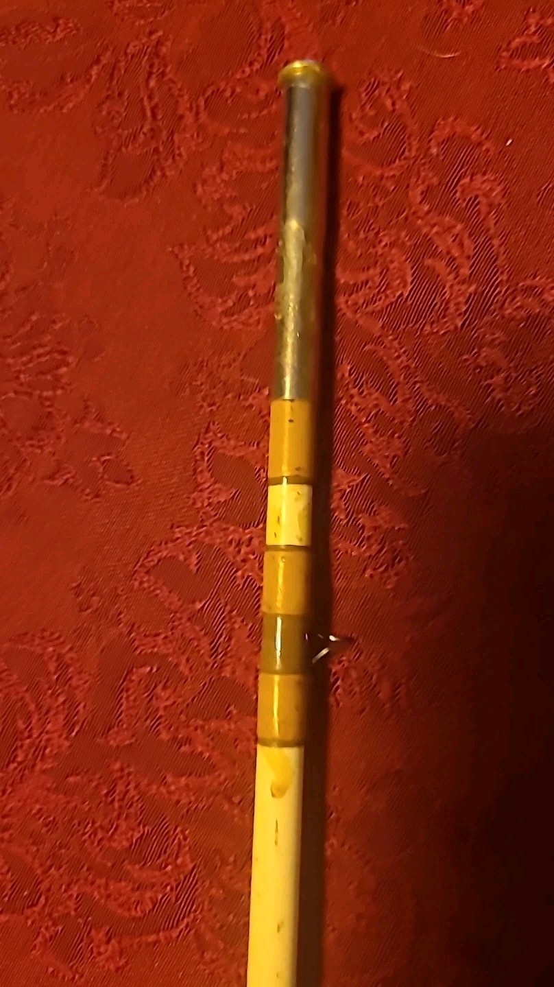 Vintage Heddon Vicount Custom Rod 2 Pcs #8007-8 1/2 Feet w JOHNSON #80 Reel