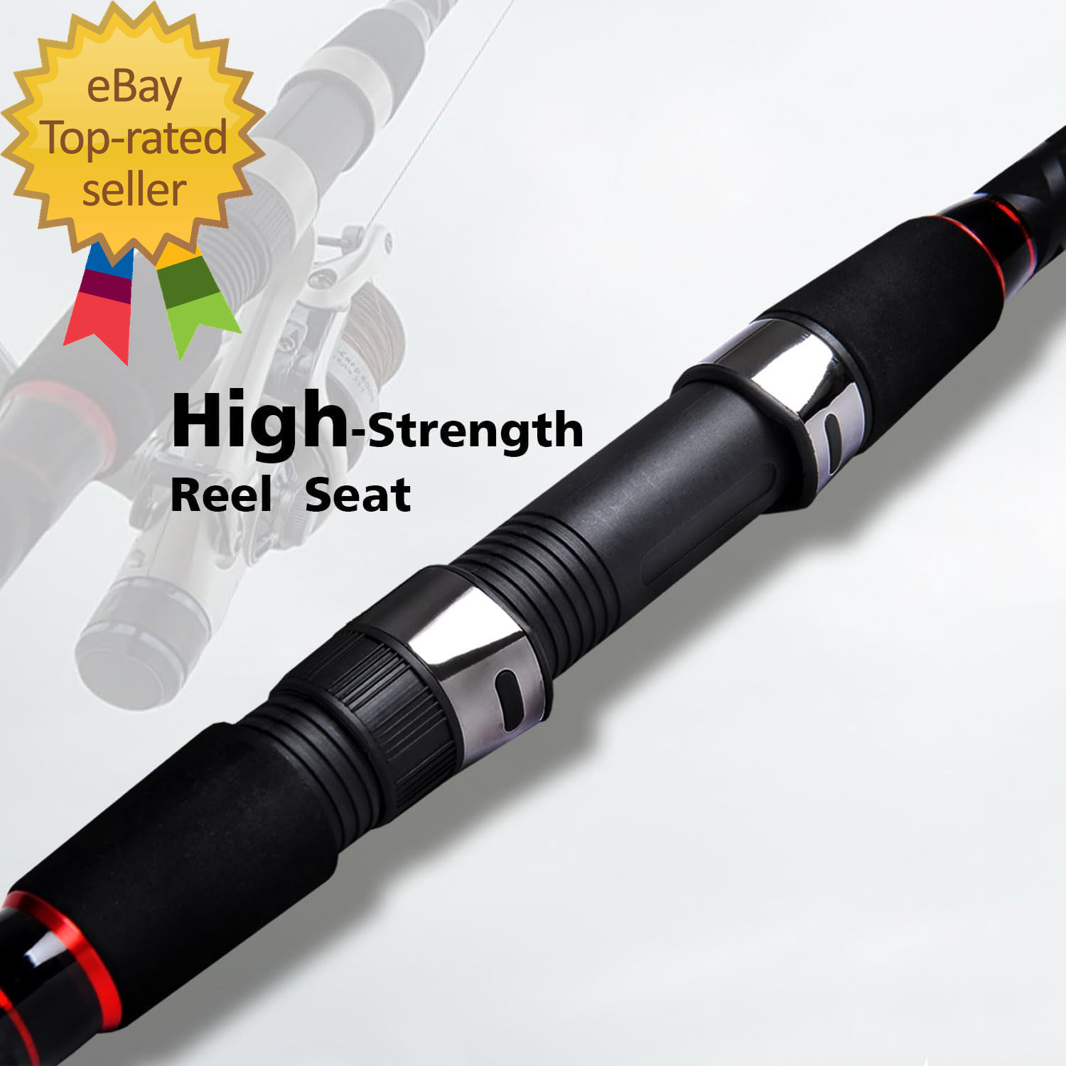 Surf Spinning Fishing Rod 2-Piece/4-Piece Graphite Travel Fishing Rod