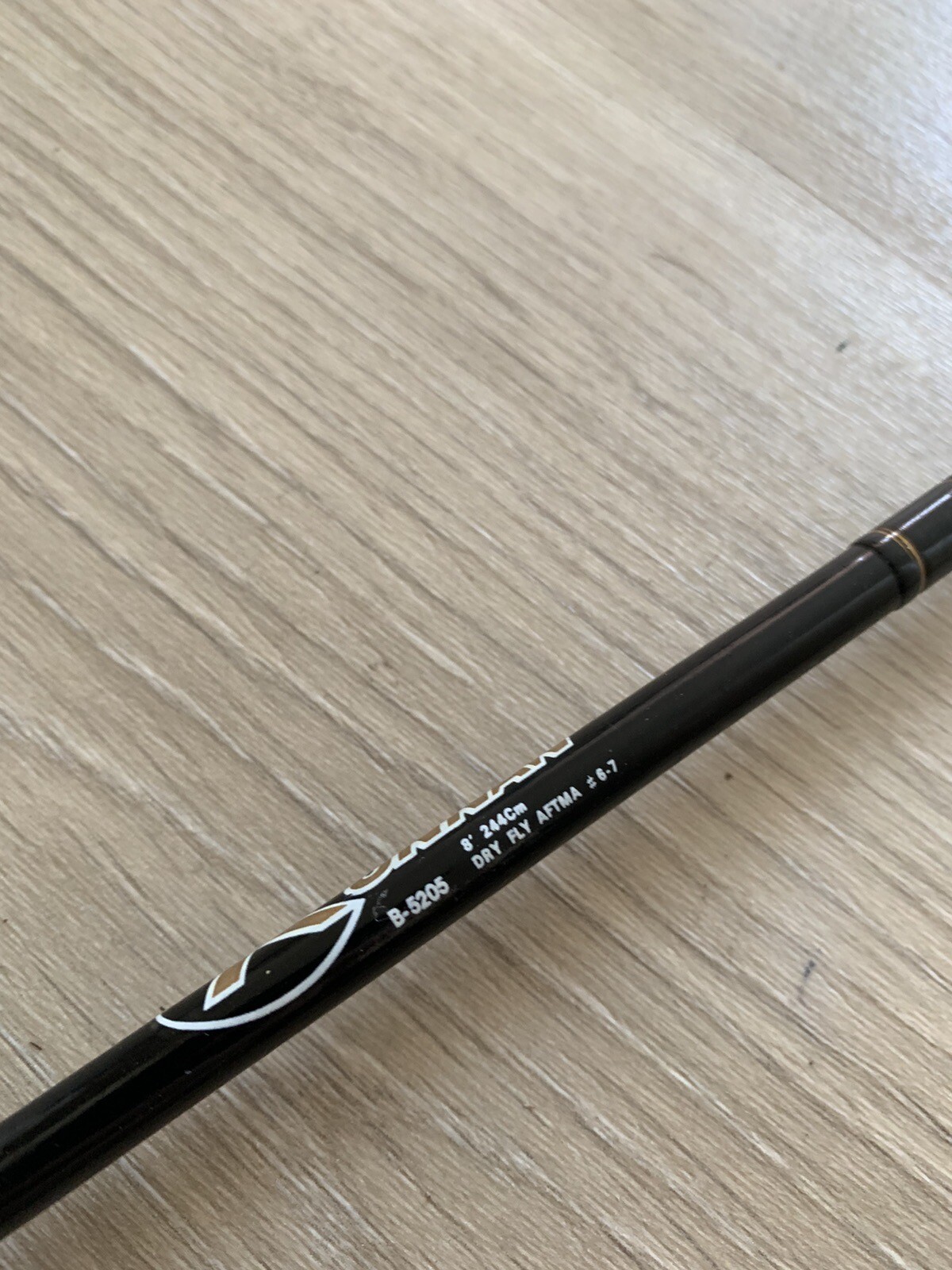 NEW Kunnan Model B-5205 Fishing Rod 8’ 244cm Dry Fly AFTMA #6-7 Boron
