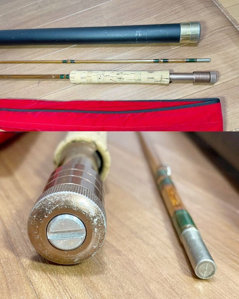 Pezon et Michel Ritz Super Parabolic PPP Fario Club 8’5 #6 Bamboo Fly Rod