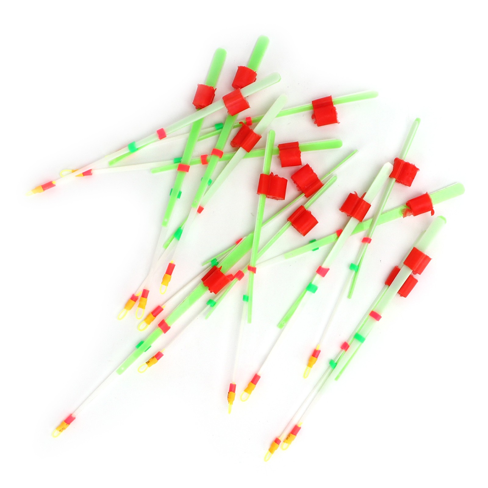 ­15 Pcs Ice Fishing Rod Top Rod Tip Winter Fishing Pole Sheet Pole End Double