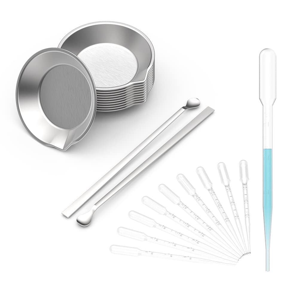 12 x Paint Tray, 2 x Paint Stirrer and 10 x Pipettes for Airbrush Painting, Crafting…