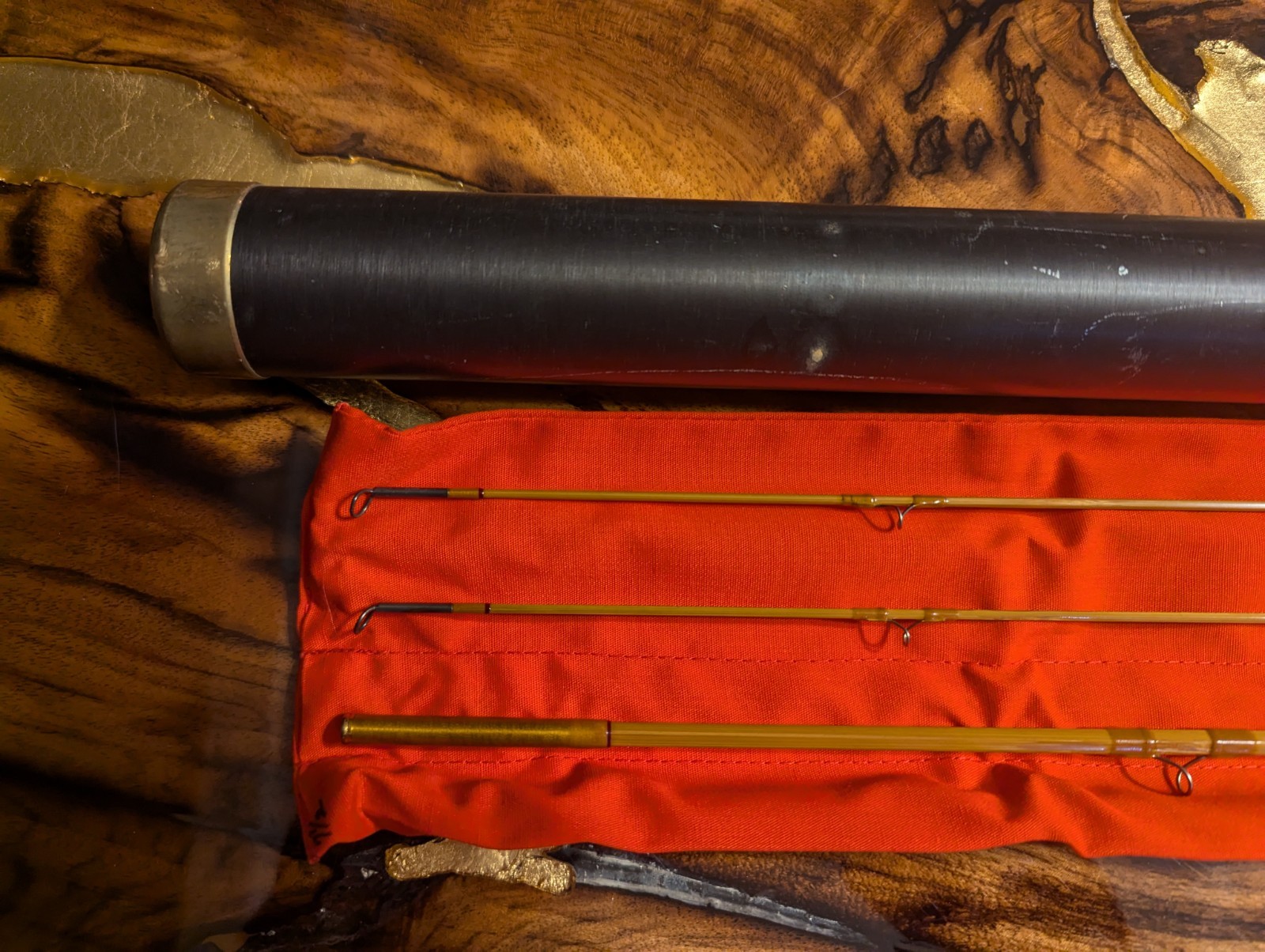 R.L. Winston 7’6”ft 2 3/4 oz 3/4wt 2/2 Bamboo Fly Rod – Early Glenn Brackett