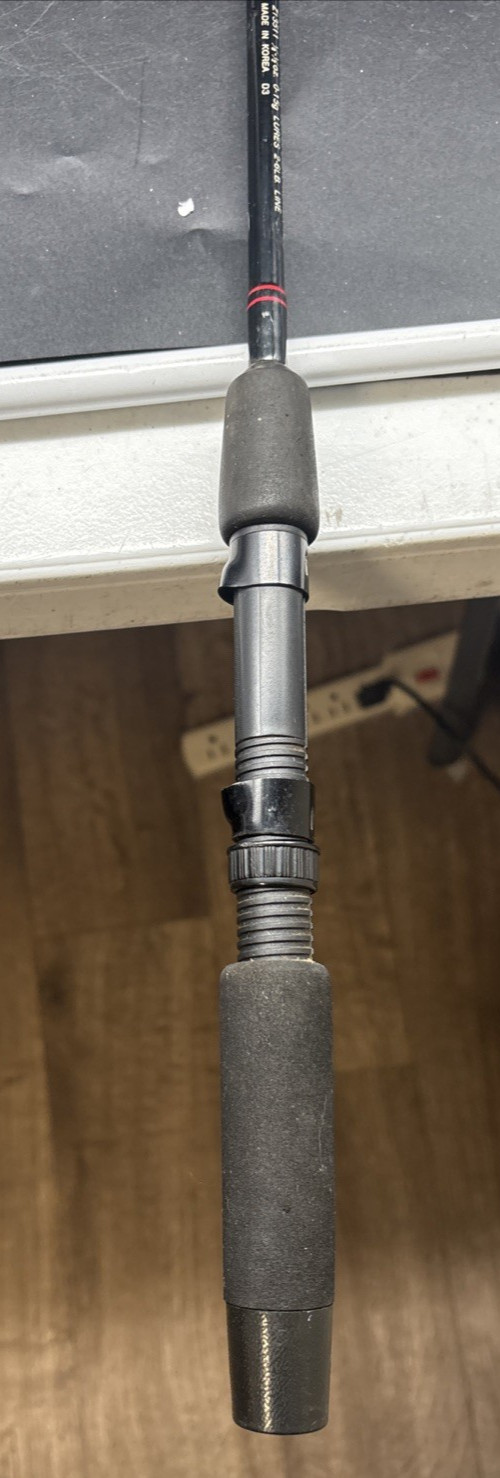 3 pc FISHING ROD LOT-PFLUEGER MEDALIST/Shimano SN-60M/Abu Garcia 400