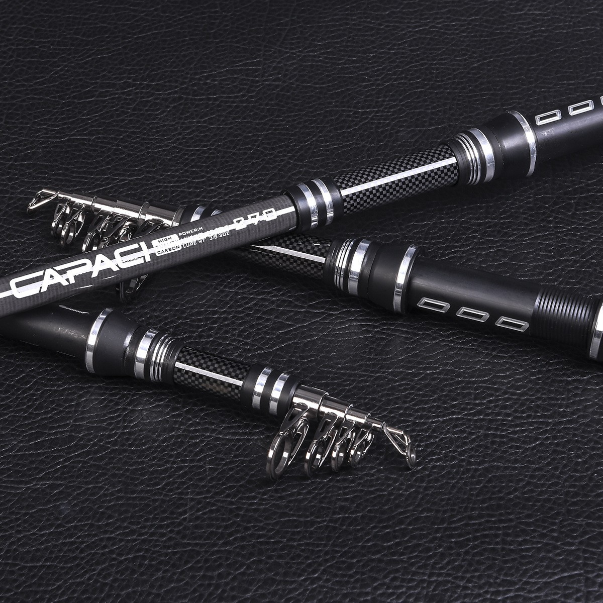 1.8M-3.0M Portable Telescopic Carbon Fiber Spining Rod Fishing Rod Sea Rod