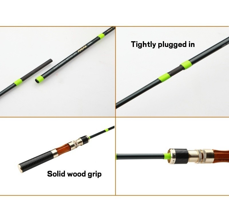 Fishing Rod Spinning Casting Rods Lure Carbon Fiber Ultra Light Fast Action Pole