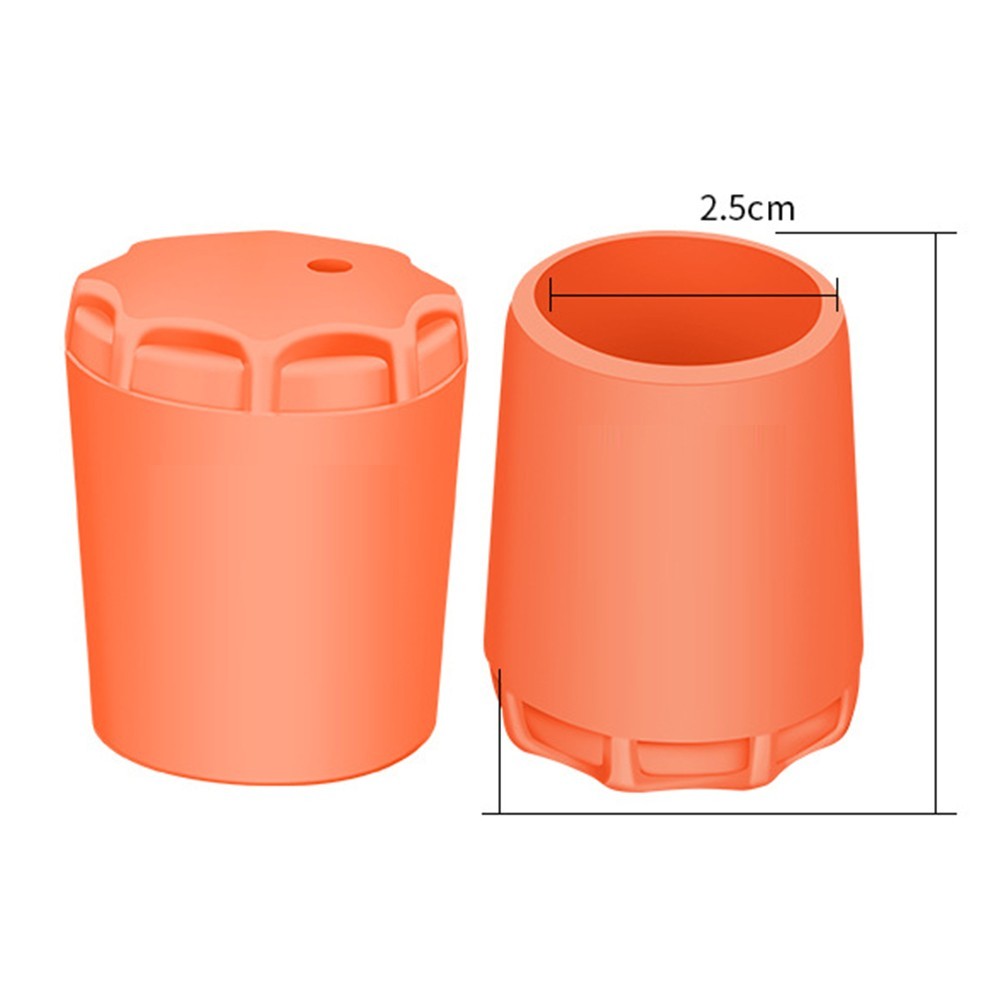 4Pcs Silicone Fishing Rod End Cap Protector Plug-Tail Handle Protective Case New