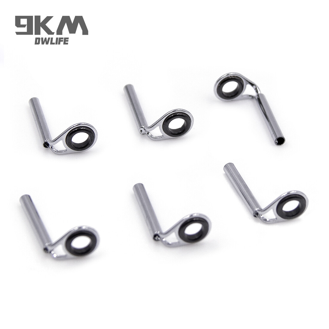 Fishing Rod Guides 5~10Pcs Rod Tip Top Guide Stainless Steel Repair Building Kit