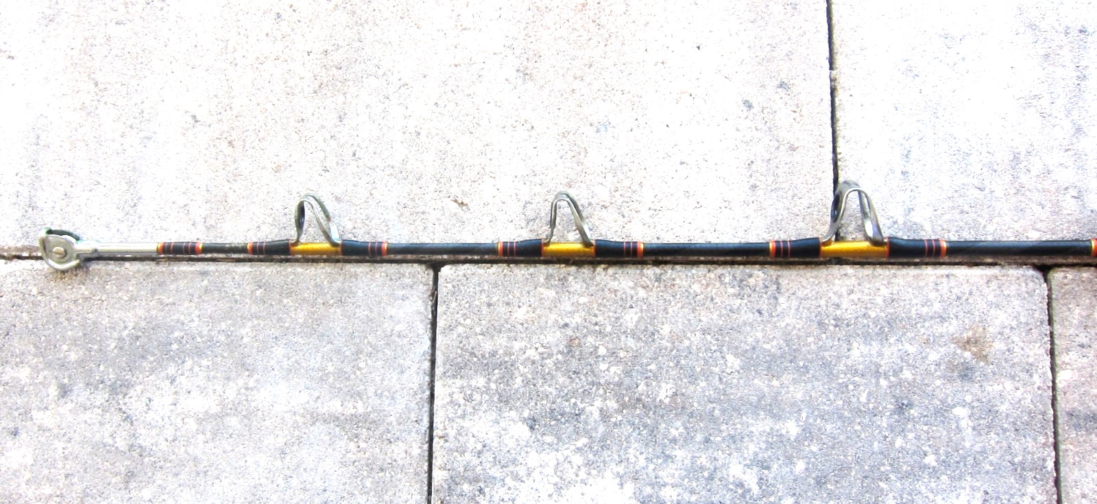 TOP-QUALITY Custom Live-Bait Stand-Up Rod: 6’7″; 15-40lb – GOOD WORKING USED CD!
