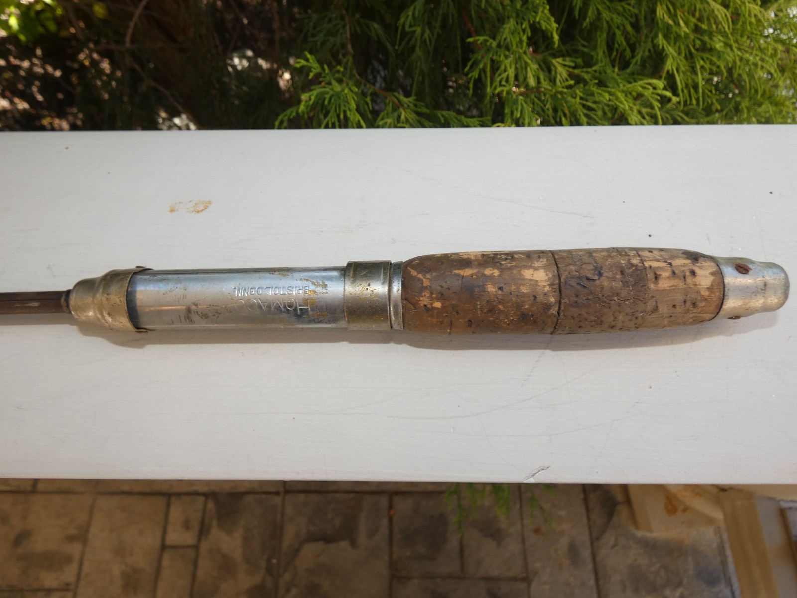 Vintage Homaco Bristol Metal 3 Section Telescopic Fly Rod 8 1/2 Ft