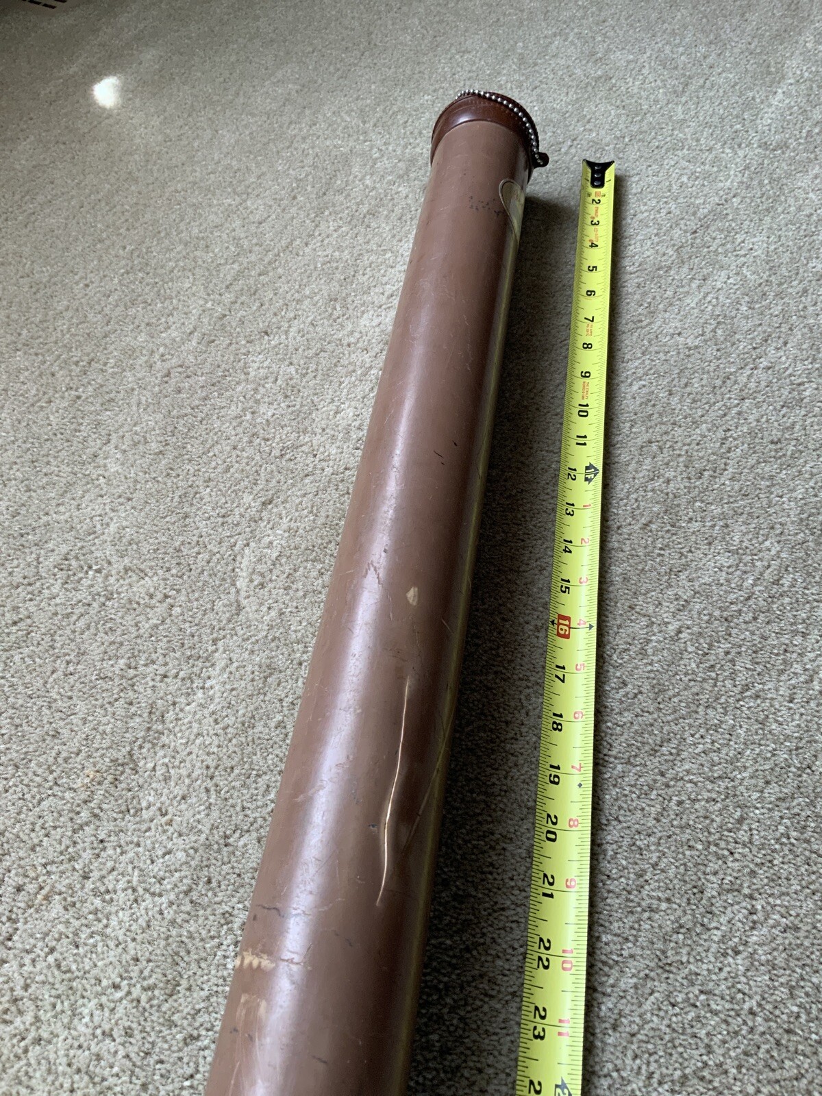 Vintage Ted Williams IV Rod Case Very Rare Plastic Small Crack