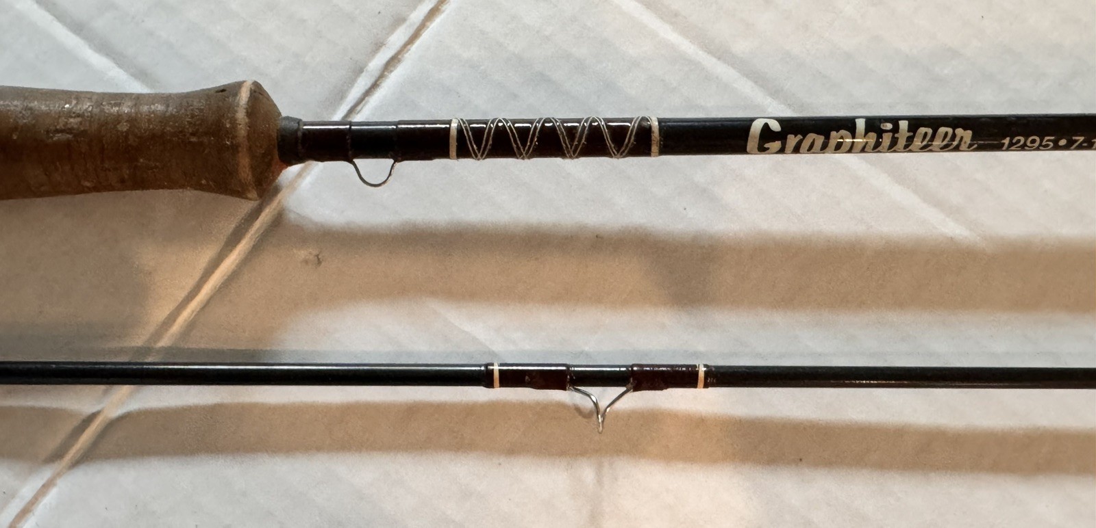 Nice Lamiglas Graphiteer 1295 96% Graphite 7 1/2’ Fly Rod