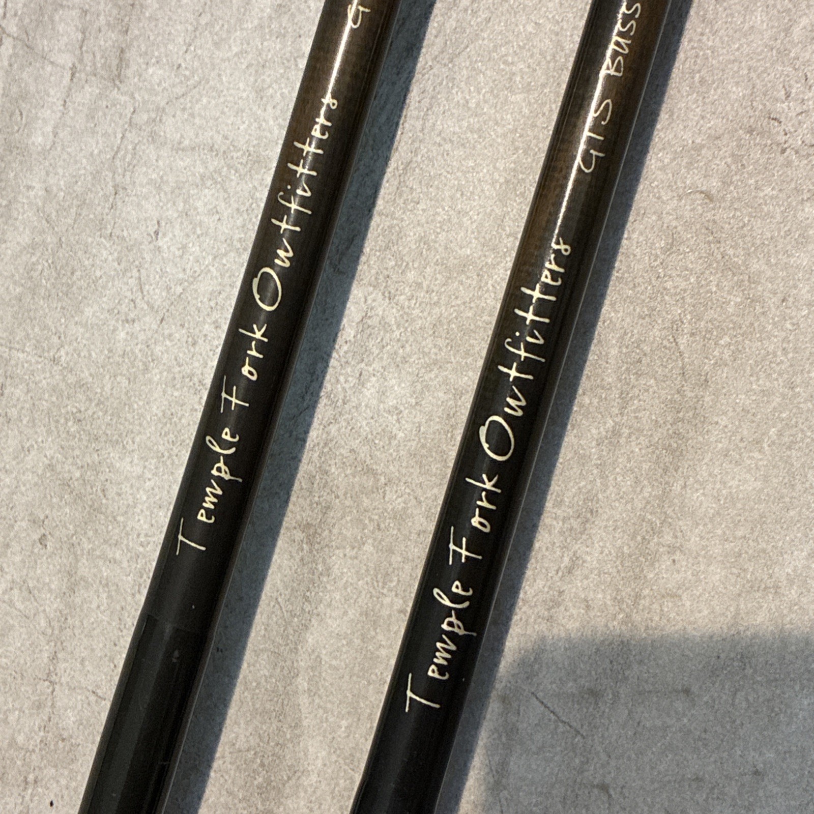 TFO Temple Fork Outfitters GTS Bass C 696-1, 6’-9” Casting Rods In EX Used Cond