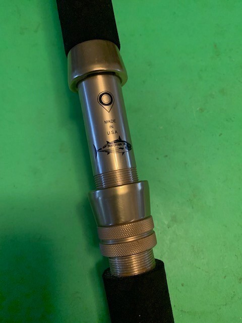 CUSTOM BUILT 6 FOOT 3 INCH 50 TO 100 POUND CLASS FISHING ROD AFTCO PERFECTION