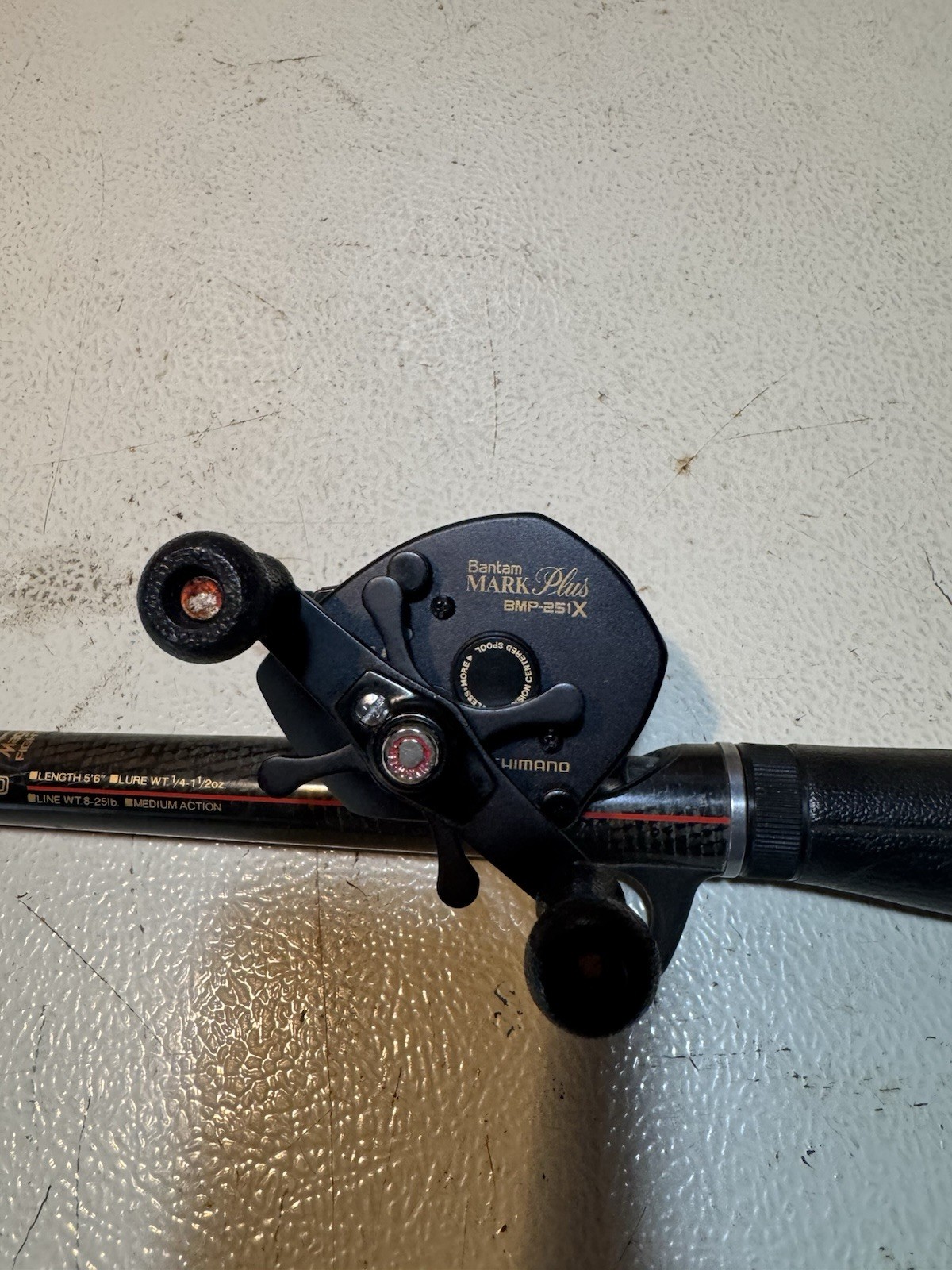 Vintage Shimano Magnumlite Gt-1552 Fightin Rod W/bantam Reel