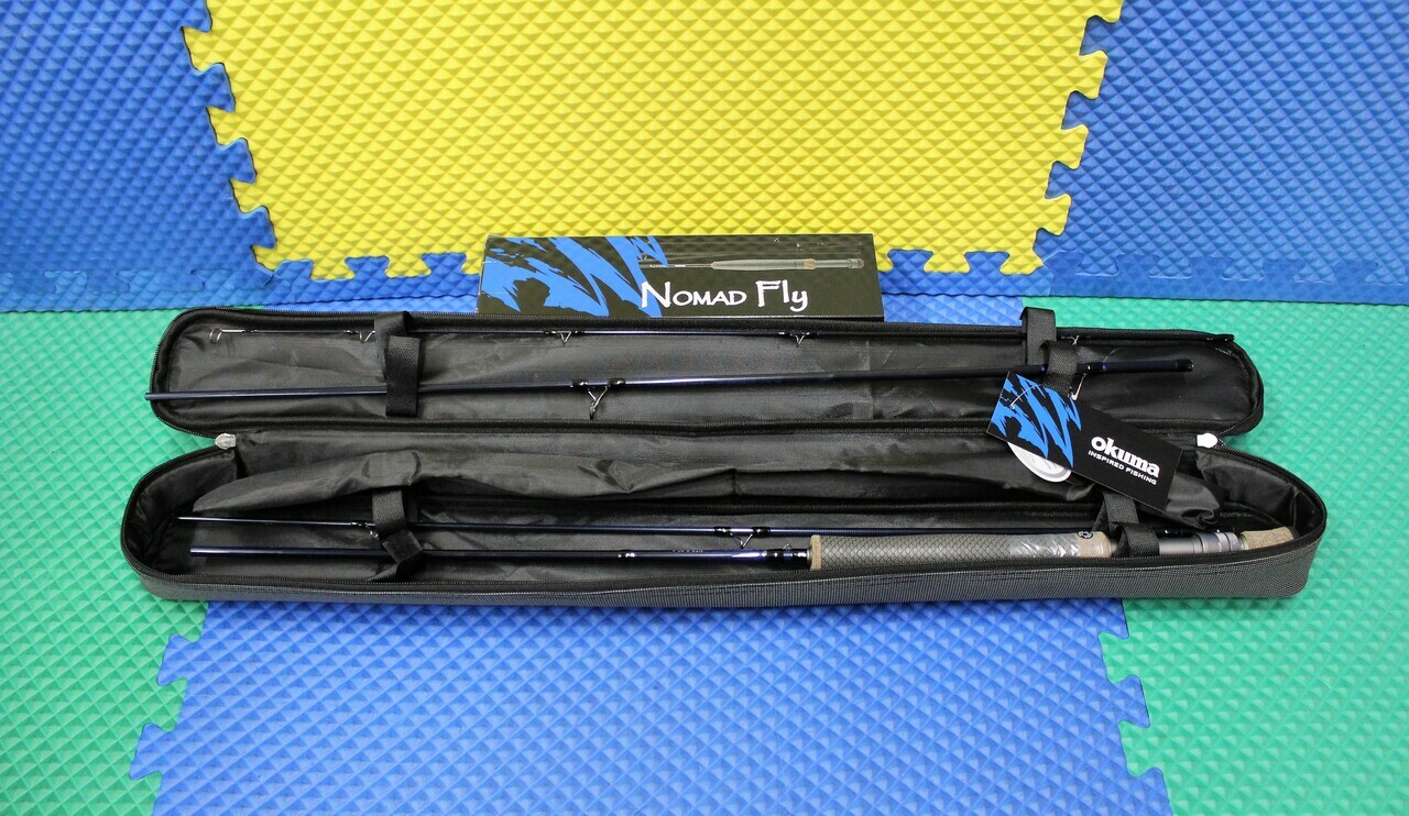 Okuma Nomad Fly Rod 9′ 0″ 4-Pc With Soft Sided Storage Bag NTF-8-90-4