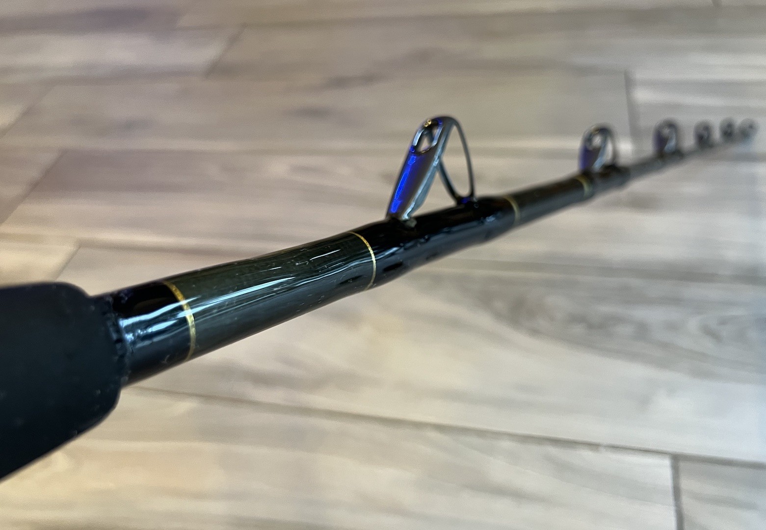 Lamiglas Stand Up Big Game Fishing Rod w/ Rare DB series Fuji Guides & Uni-Butt