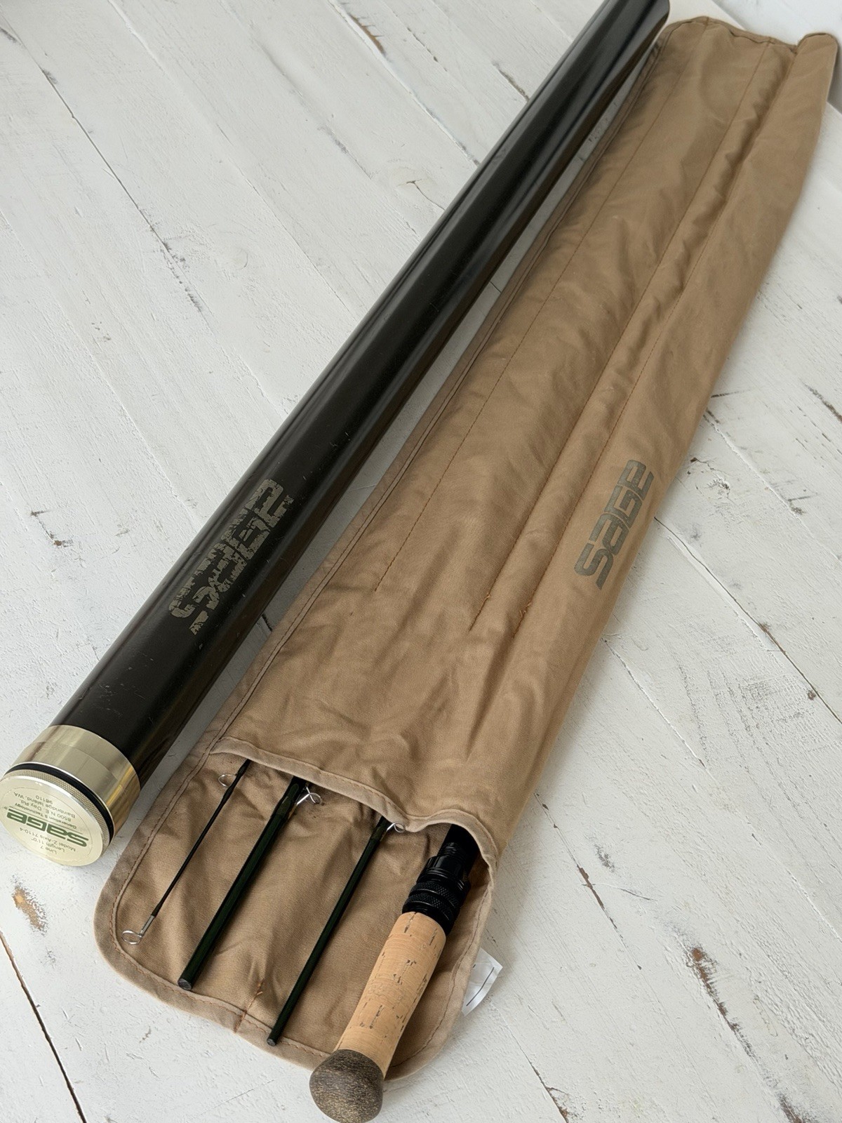 **BEAUTIFUL** 🔥 SAGE Z-AXIS Switch/Spey 7wt 11’ft~4pc FlyRod!! ~LEGENDARY~ 🔥