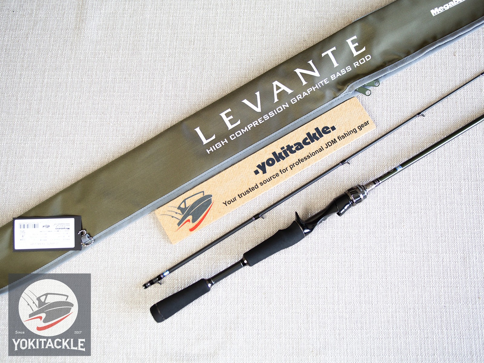Megabass LEVANTE JP F2-64LV 2P Baitcasting Rod Shipping from JAPAN