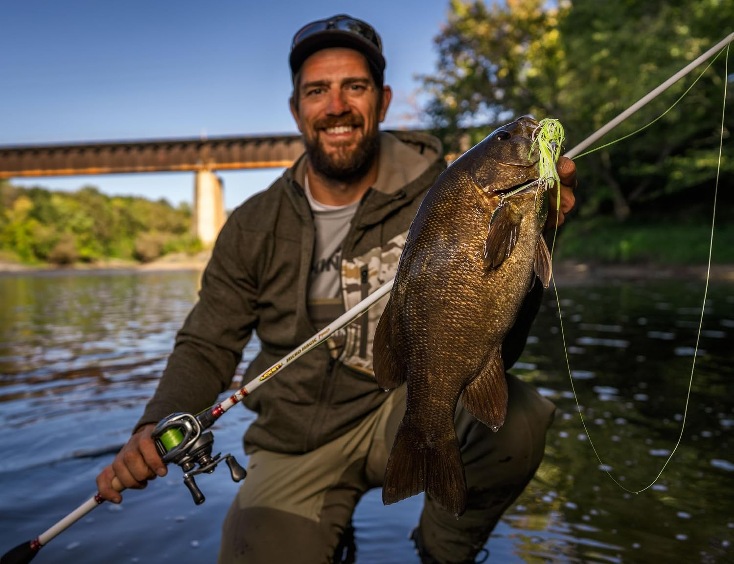Micro Magic Pro Casting, Spinning & Crankin’ Rods, Durable, Sensitive and Balanc