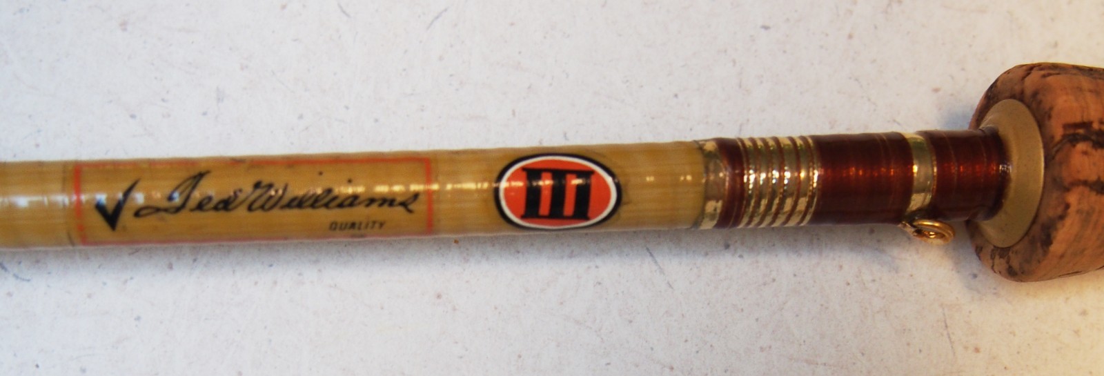 Ted Williams Fly Rod 8-1/2′ With Sock and Tube Nice