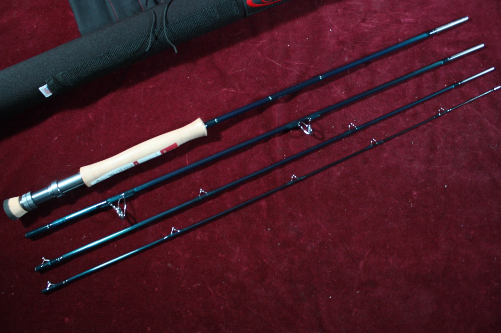 * SCOTT FLY RODS SALT WATER X2S 8WT 9′ FLY ROD X2S908/4 PIECE & CASE MINT NOS *
