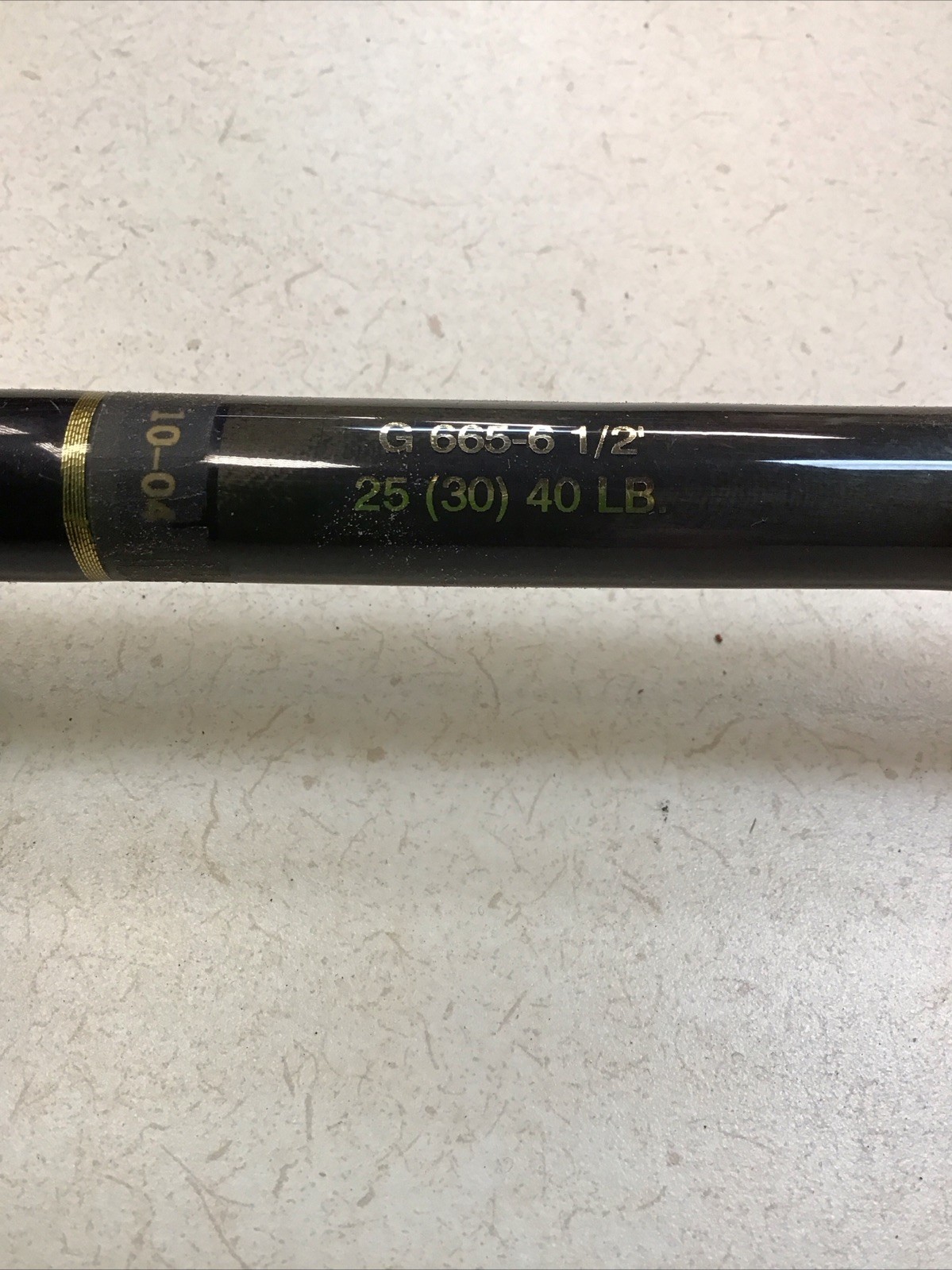 Seeker Fishing Rod / Pole G665-6 1/2’ 25(30)40 Black Steel “Local Pickup Only”
