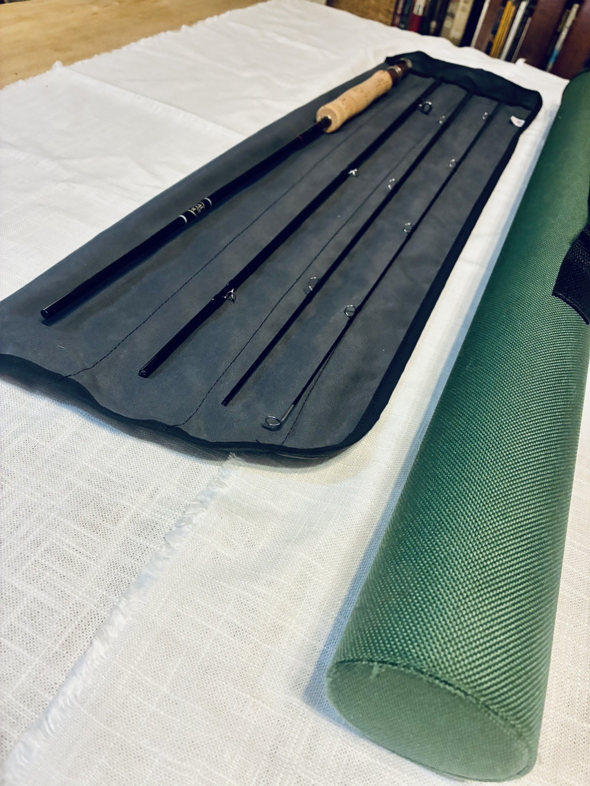 Winston Pure 8′ 4wt Fly Rod 4pc. CustomWinston cap and ring reel seat. Preowned