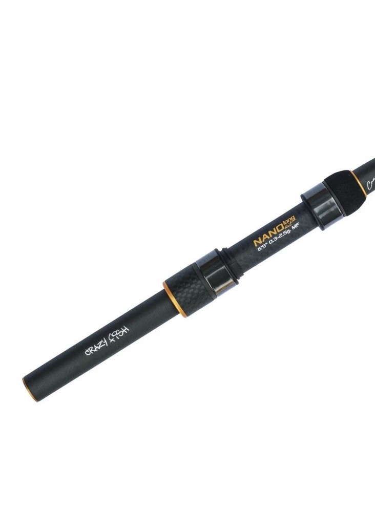 Crazy Fish Nano Long Hit Fishing Rod 1.96m 0,3-2,5g UL Micro Lure Trout Perch