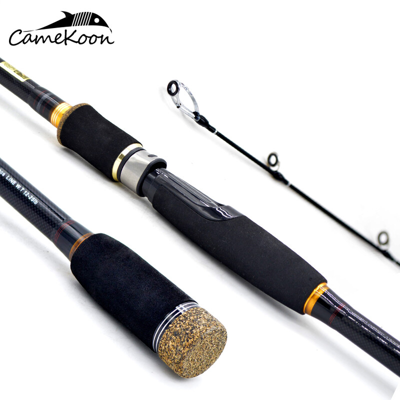 CAMEKOON Spinning Fishing Rod 6’8/7’8/8’8/9’6 Lure Weight 10-25oz 4PCS Lure Pole