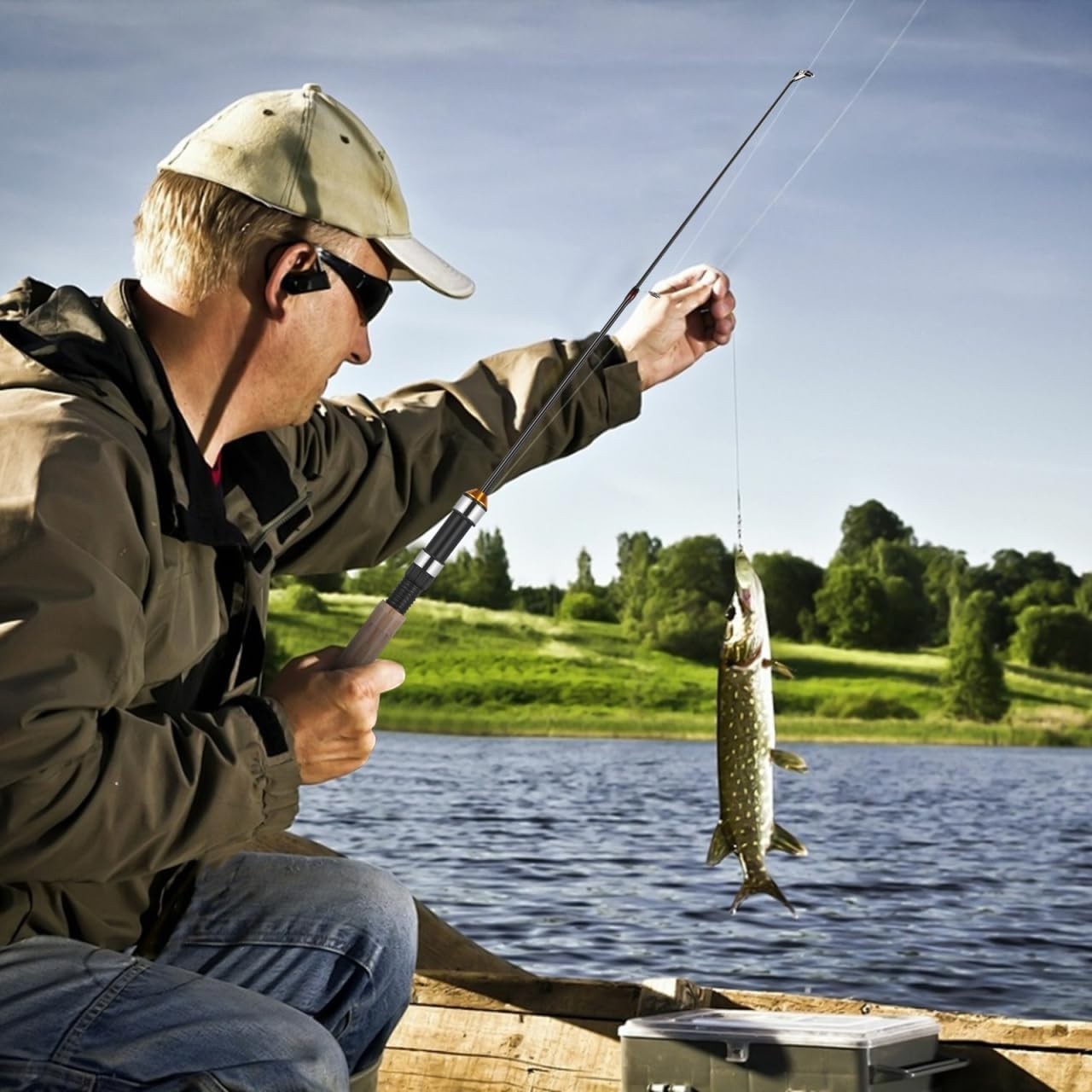 Portable Telescopic Fishing Rod for Saltwater & Freshwater