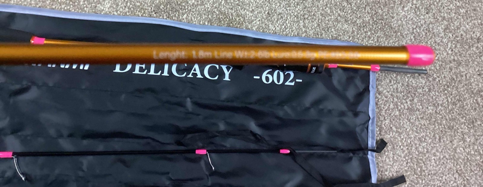 Ryobi Delicacy 662 6′ 6″ 4 pc. UL Travel Spinning Rod 4 piece (no.6)