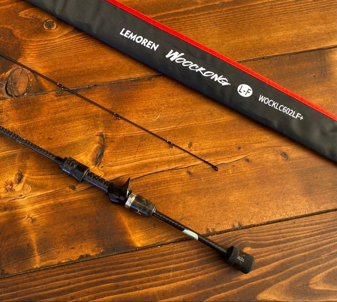 Bass Fishing Set 6ft Carbon Bait Rod Finesse Reel Used