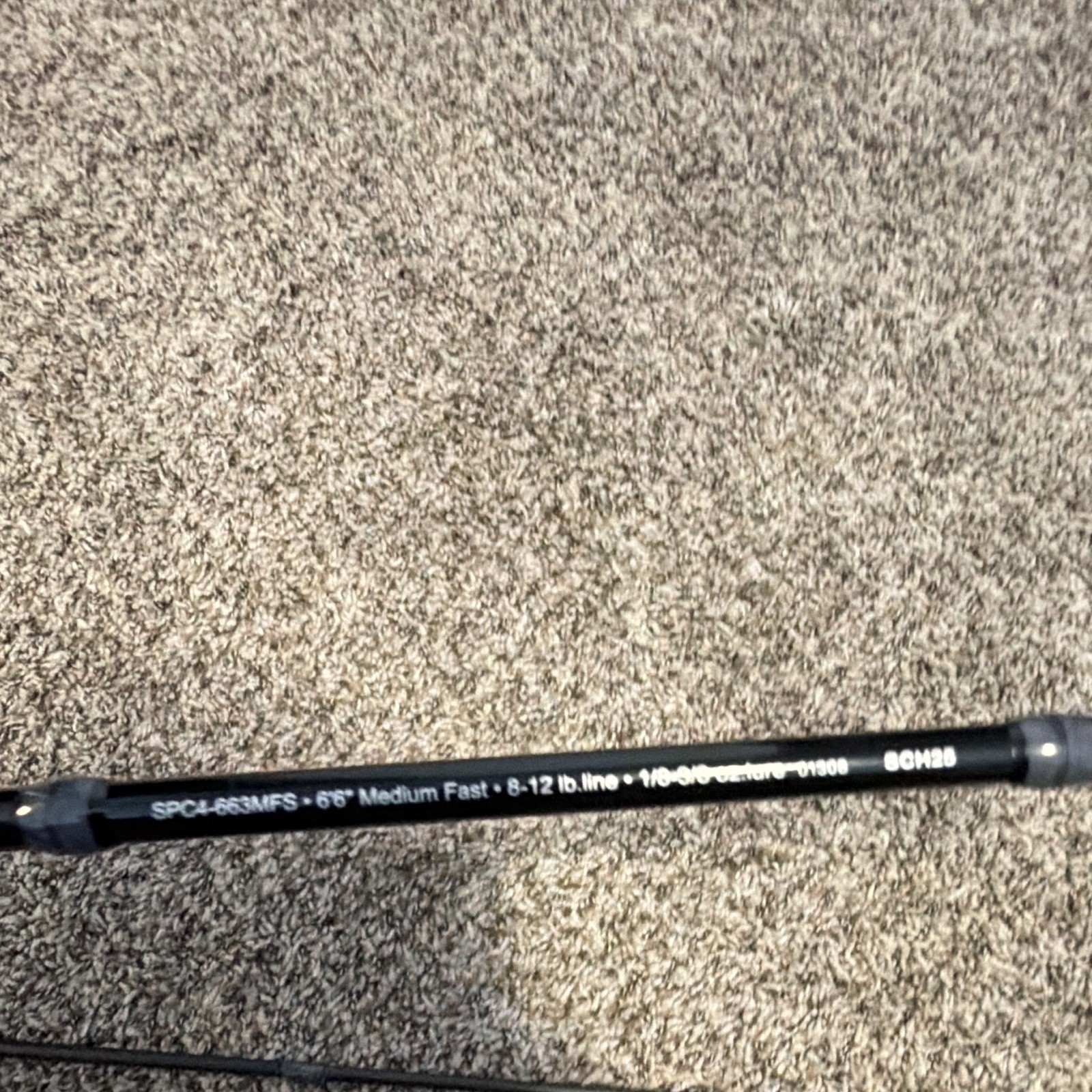 Scheels Pro Classic 6’6″ Medium Fast 3pc Spinning Rod with travel case