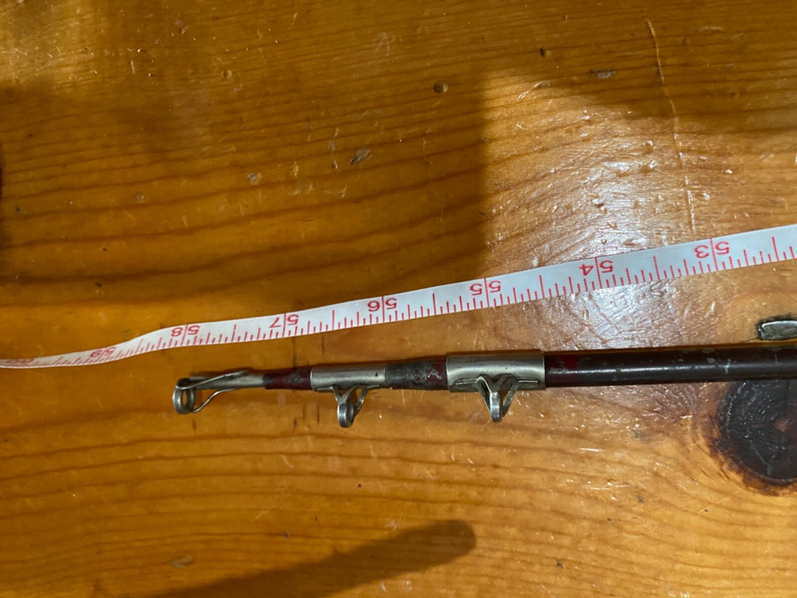 Vintage from estate telescoping, old antique fishing pole, took out the photos