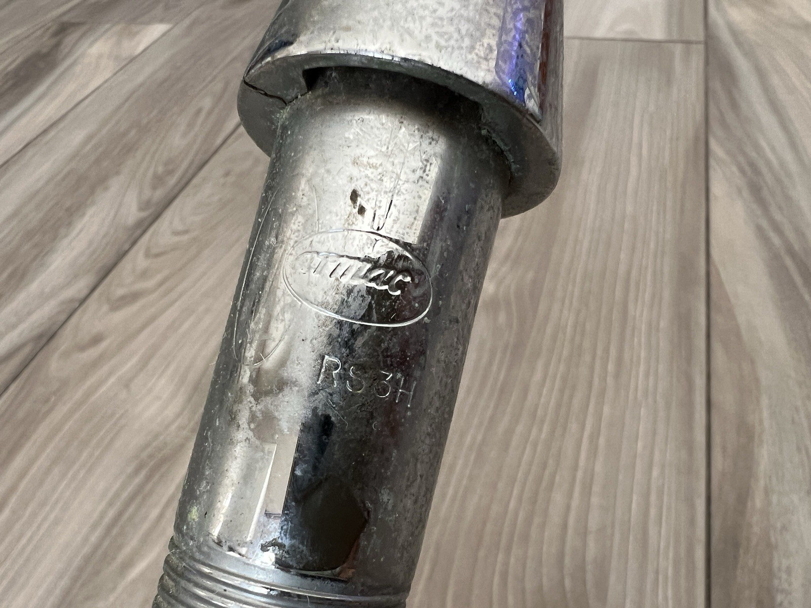 Aftco Aluminum Uni-Butt Straight Fishing Rod Butt #2 18 inch w/ Varmac Seat USA