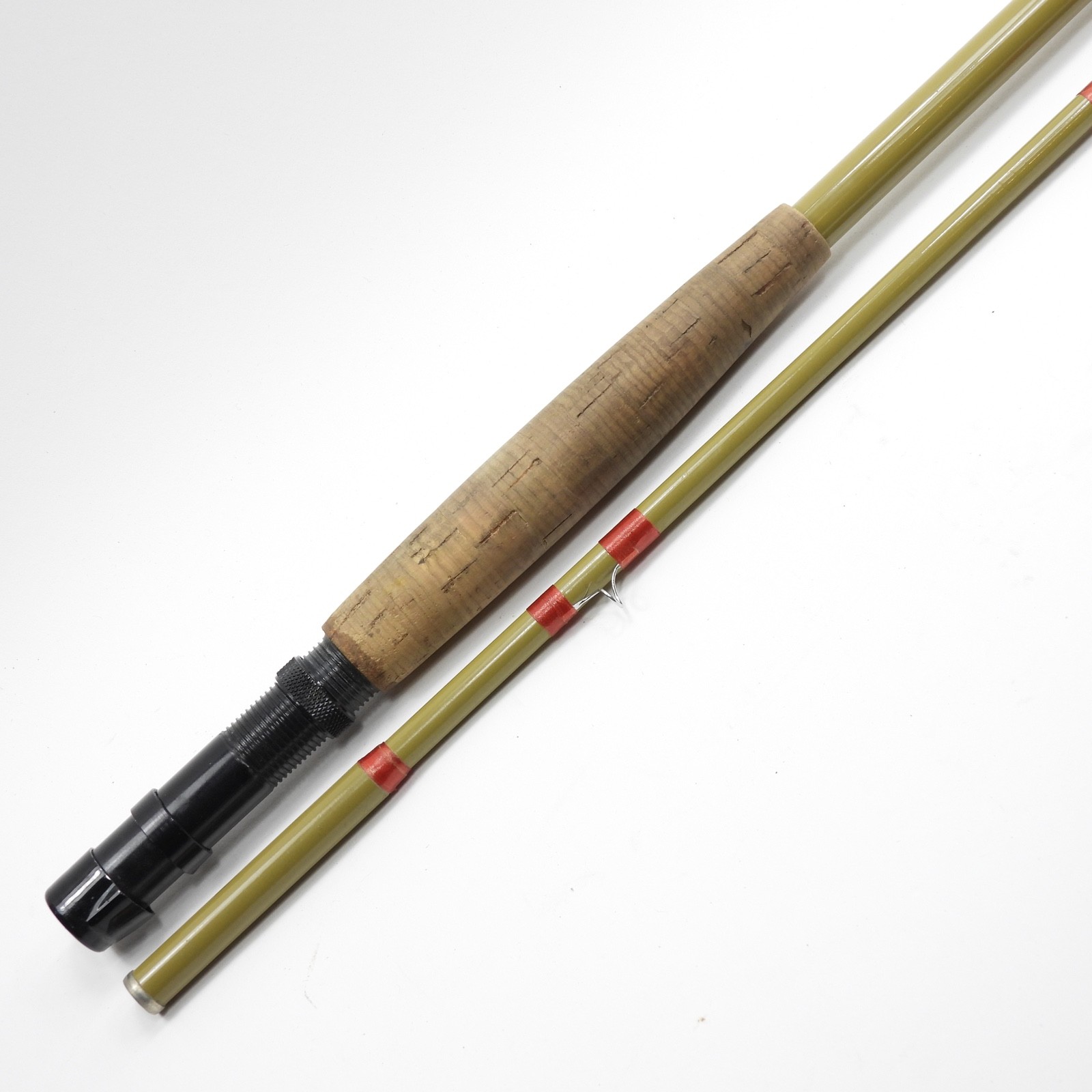 Unmarked Fiberglass Fly Fishing Rod. Orvis Kit Rod? 9’. 9-10wt. W/ Tube & Sock.